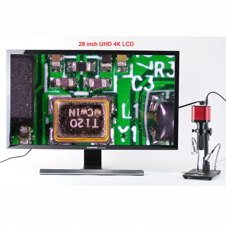 4K Sony Sensor Digital Microscope Camera 2160P 1080P Industrial Video Microscope for PCB CPU Phone Repair Soldering 4 Camera 2160P 1080P Industrial Video Microscope