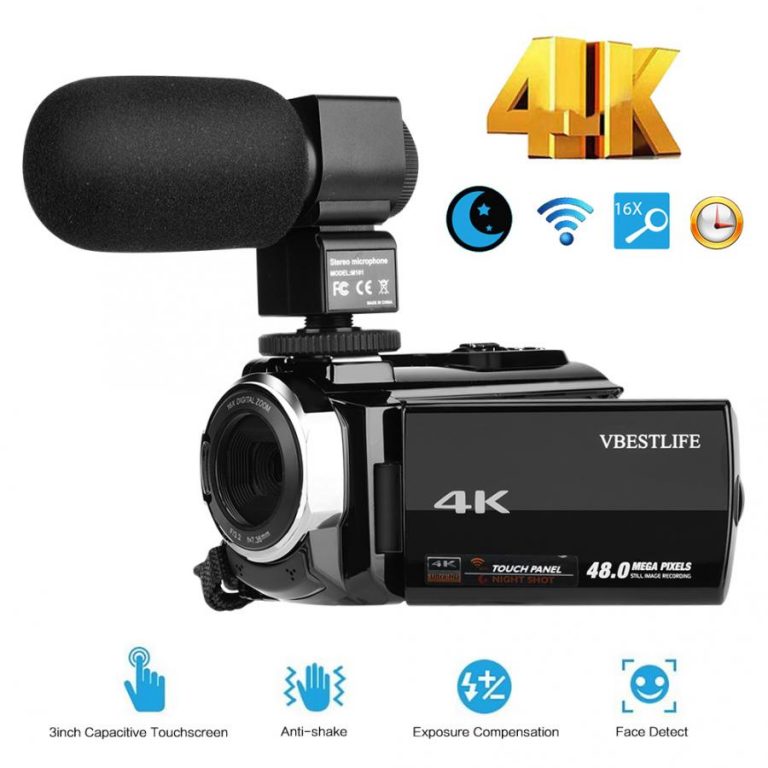 4K 48MP WiFi Digital Video Camera Camcorder with Night Vision Function camaras 2 4K 48MP WiFi Digital Video Camera Camcorder with Night Vision