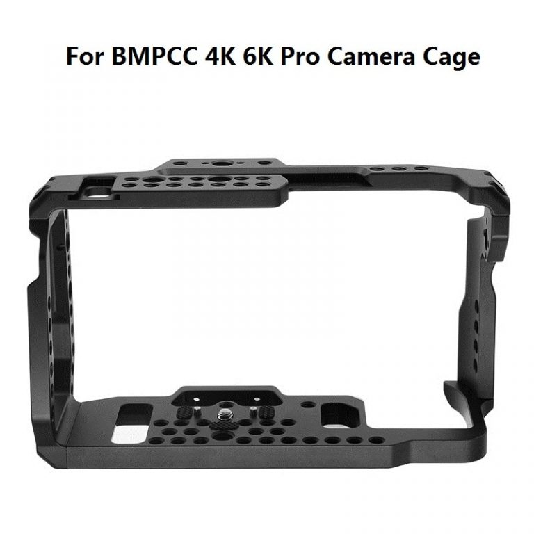 For BMPCC 4 K 6 K Camera Cage Video Film Movie Cage Quick Release Plate For Blackmagic Pocket Cinema Camera 4K/6K BMPCC 4K 6K 2 4 K 6 K Camera Cage Video Film Movie Cage Quick Release