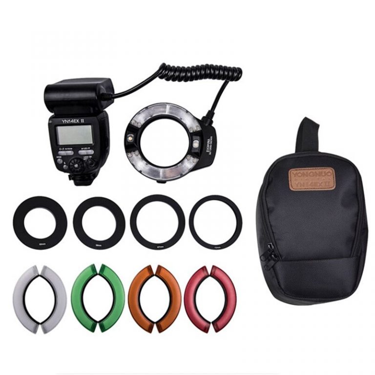Ring Flash Light Double Lamp Macro Flash for Canon 5D4