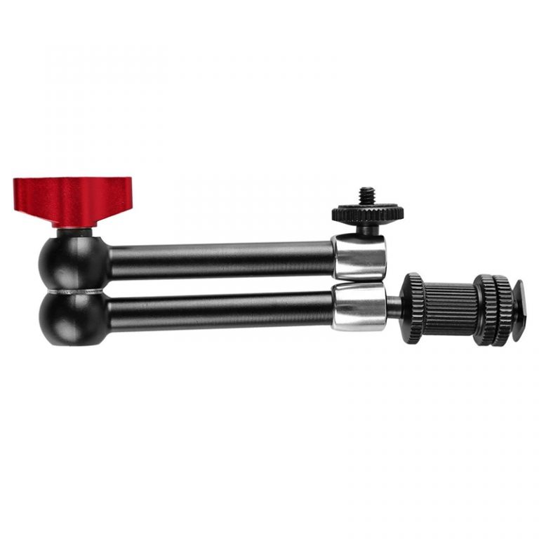 Adjustable Articulating Friction Magic Arm & Large Super Clamp Compatible With Dslr Camera Rig