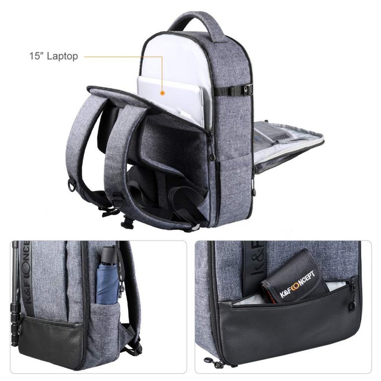 Backpack Large Capacity Waterproof Photography Bag for DSLR Cameras