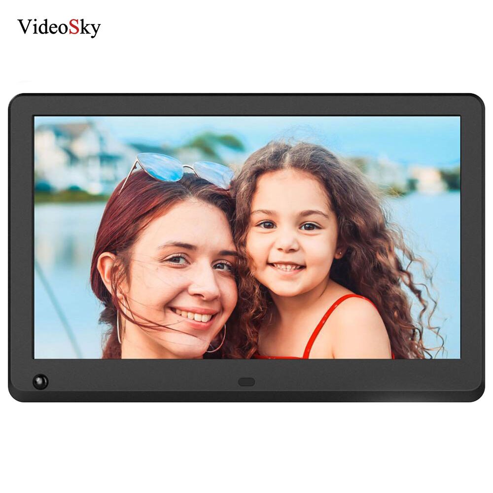 Videosky New 12 inch Screen LED Backlight HD 1920*1080 Digital Photo Frame Electronic Album Picture Music Movie Full Function
