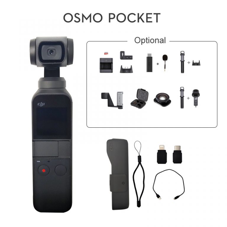 DJI Osmo Pocket 3-axis Stabilized Handheld Camera with Smartphone