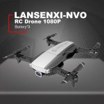 LANSENXI-NVO RC Drone 4K 1080P Quadcopter 2.4GHz WiFi FPV Foldable