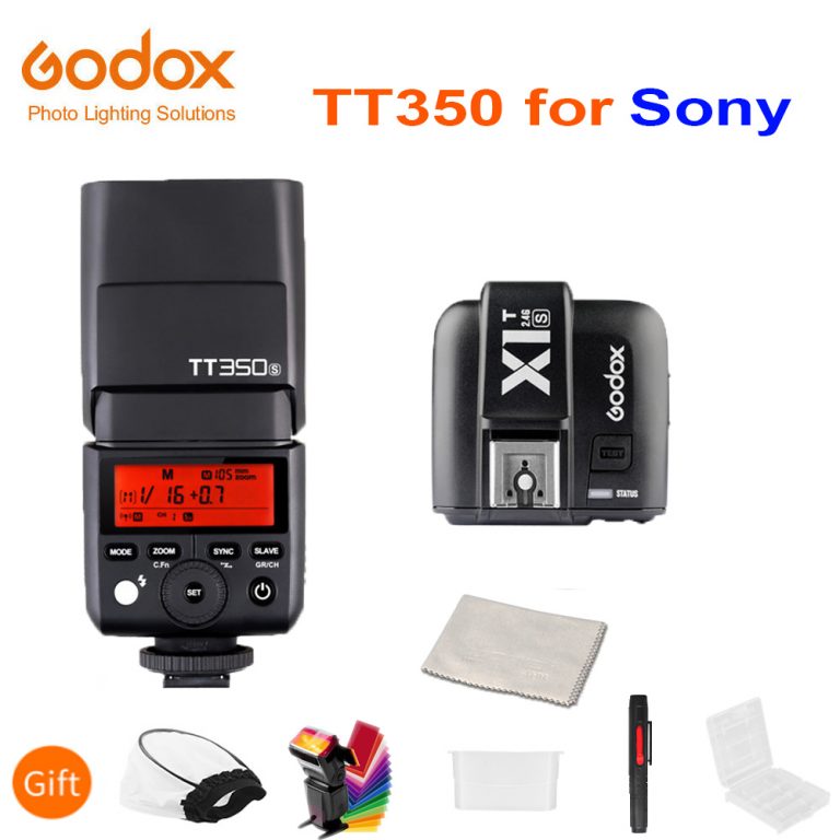Godox Mini Speedlite TT350S Camera Flash TTL HSS GN36 + X1T-S