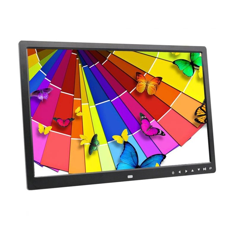 17 inch touch button digital photo frame electronic album HDMI