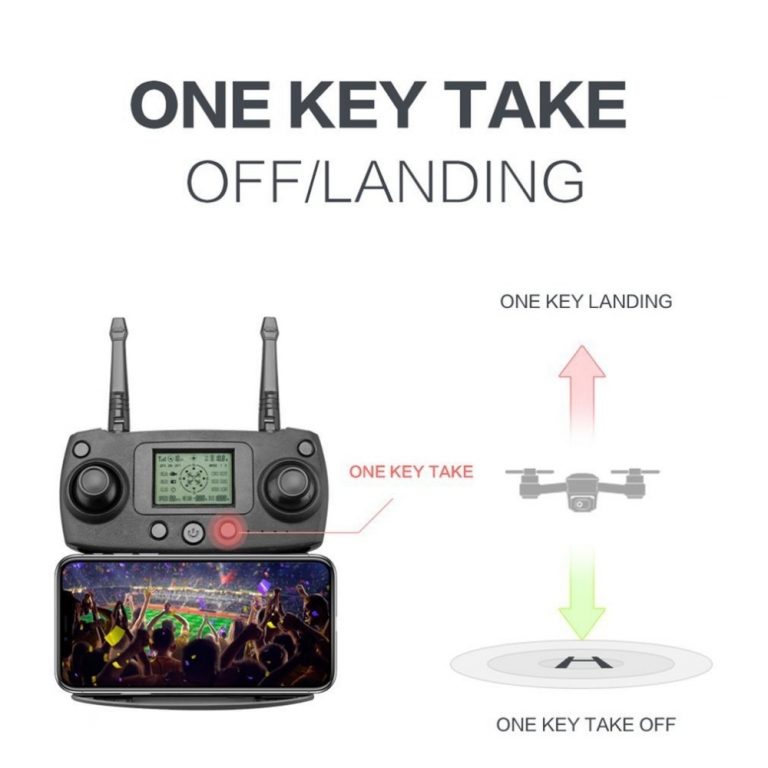 Double 1080P GPS Quadcopter FPV RC Drone