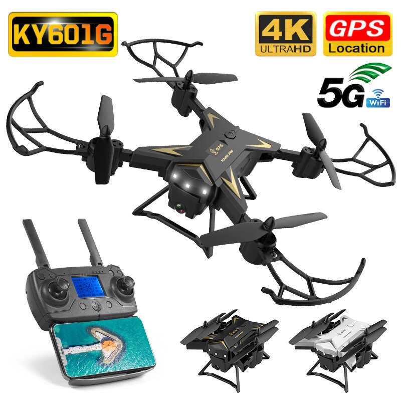 KY601G Drone GPS 4K HD Camera 5G WIFI FPV MV Production Foldable Selfie Drones Professional 1800m Control Distance RC Quadcopter