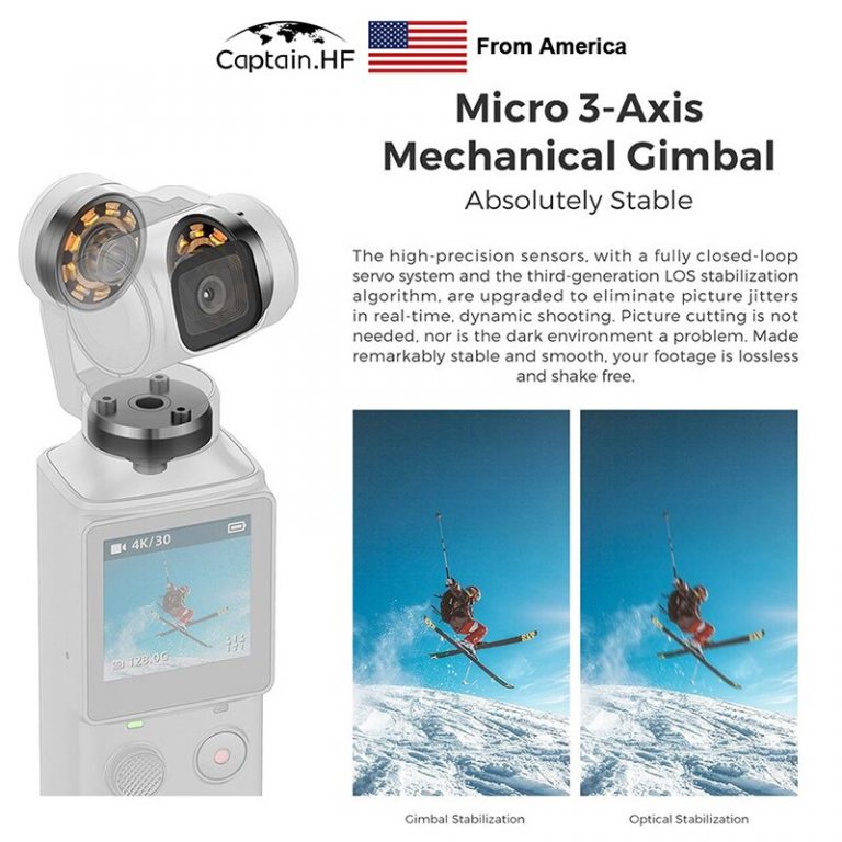 Bluetooth PALM3-Axis 4K HD Handheld Gimbal Camera Stabilizer