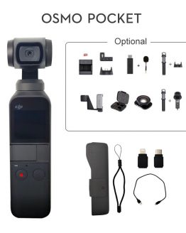 DJI Osmo Pocket 3-axis Stabilized Handheld Camera with Smartphone 4K 60fps Video option Expansion Kit/Micro SD Card In Stock