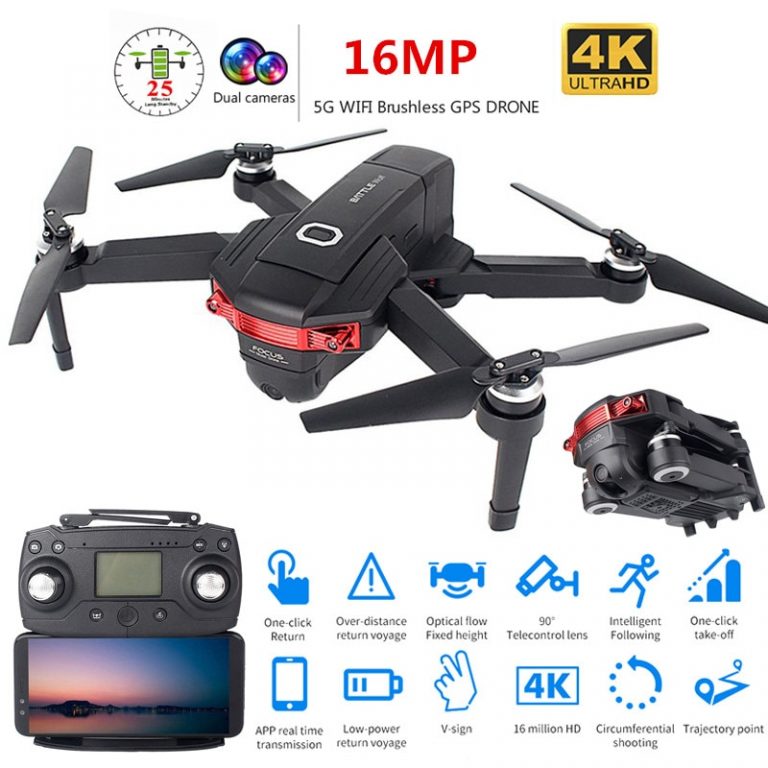 New Foldable Profissional Brushless Drone with Dual Camera 4K HD 5G GPS WiFi FPV Wide Angle RC Quadcopter Helicopter Toy 1 Brushless Drone with Dual Camera 4K HD 5G GPS WiFi FPV Wide Angle