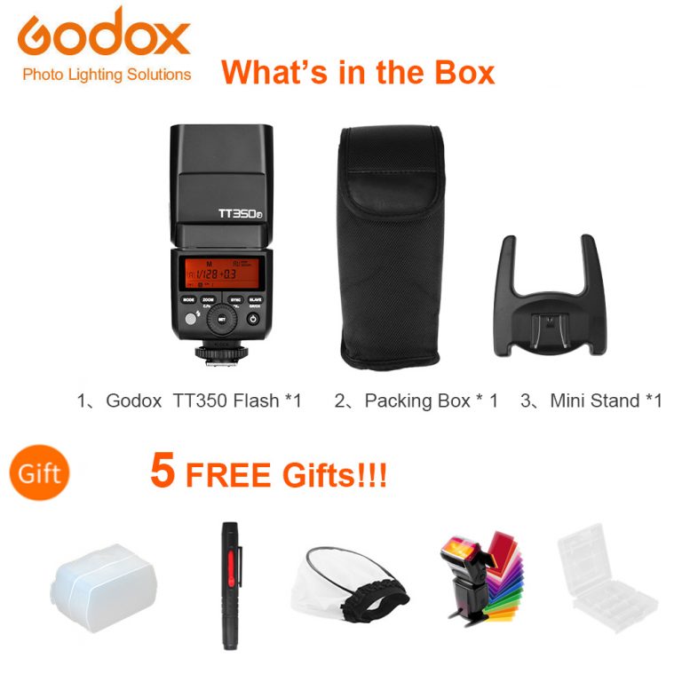 Godox Mini Speedlite TT350S Camera Flash TTL HSS GN36 + X1T-S