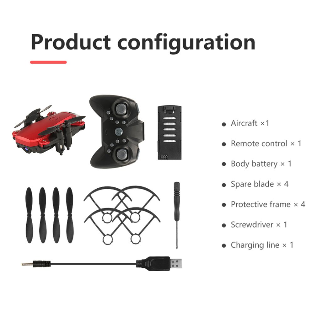 Mini Foldable WiFi FPV RC Drone with HD Camera RC Helicopter Aircraft Altitude hold Aerial Video Toys For Kid