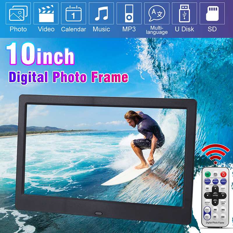 7 /8/10 inch Screen Digital Photo Frame HD 1024x600 LED Backlight Full Function Picture Video Electronic Album Gift