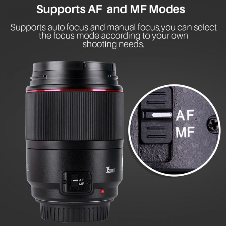 YONGNUO YN35MM F1.4 Wide Angle Lens for Canon Bright Aperture Prime DSLR Camera Lenses for Canon 600D 60D 5DII 5D 500D 400D lens