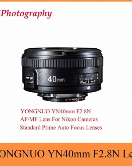 YONGNUO YN40mm F2.8N AF/MF Lens YN40mm Standard Prime Auto Focus Lenses For Nikon DSLR Cameras D7200 D5300 D5200 D750