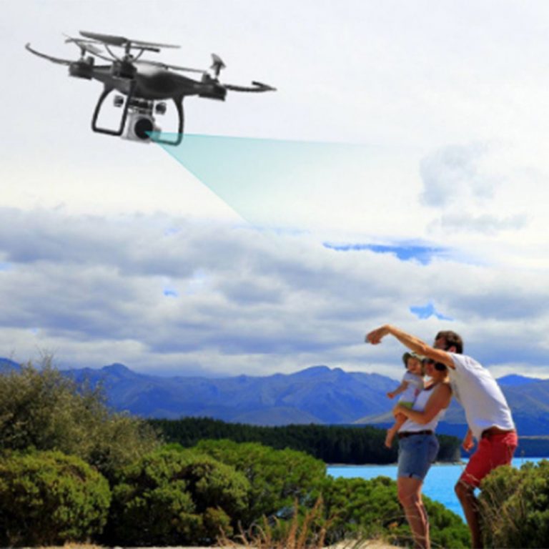 Control Rc Quadcopte Selfie Drone Wifi Real-Time Transmission