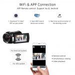 ORDRO Video Camera 4K WiFi Digital Camcorder DV 30MP 16X