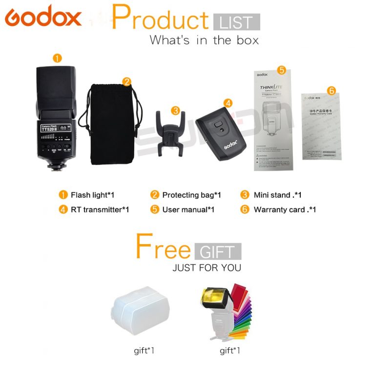 Build-in 433MHz Wireless Signal +Shade Filter Kit for Canon Nikon