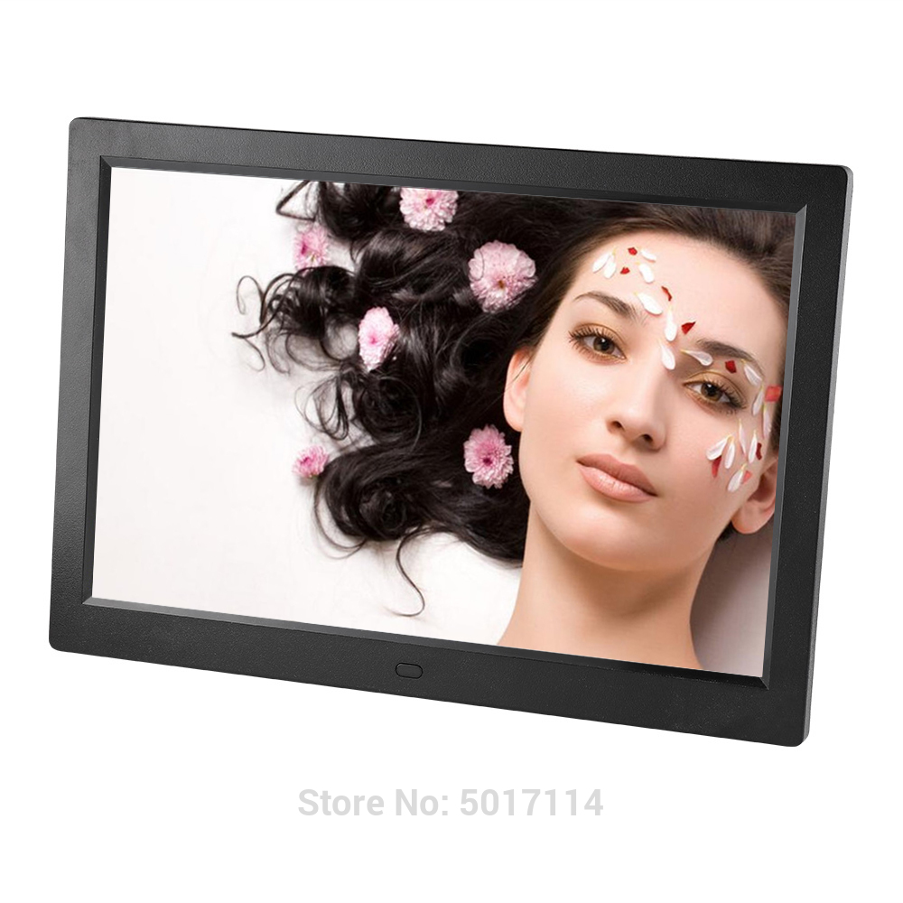 12 Inch LED Backlight HD 1280*800 Full Function Digital Photo Frame Electronic Album digitale Picture Music Video
