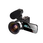 KOMERY 4K Video camcorder 48MP WIFI Live Streaming Vlogging