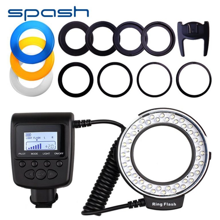 Macro LED Ring Flash Light External Flash for Nikon Canon