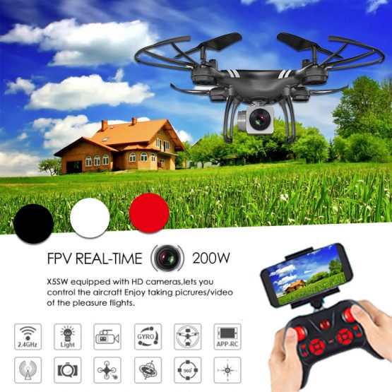 Clearance KY101 4CH 6-Axis 720P HD Camera Drone – Foldable WiFi FPV RC Quadcopter with One-Key Return - Image 3