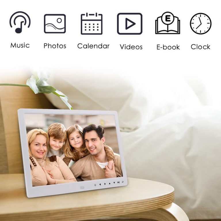 1080P HD Digital Photo Frame Remote Control Support