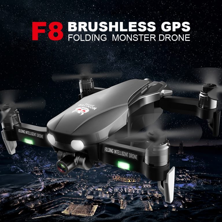 F8 GPS Drone 4K Two-Axis Anti-Shake Self-stabilizing gimbal Camera
