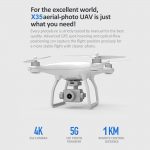 KALIONE X35 Drone 4K GPS HD Gimbal Camera 5G WIFI FPV Brushless Motor Dron Professional RC Quadcopter VS K777 L109PRO SG906PRO