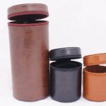 Leather Camera Lens Case Bag Cover for Canon DSLR Lenses