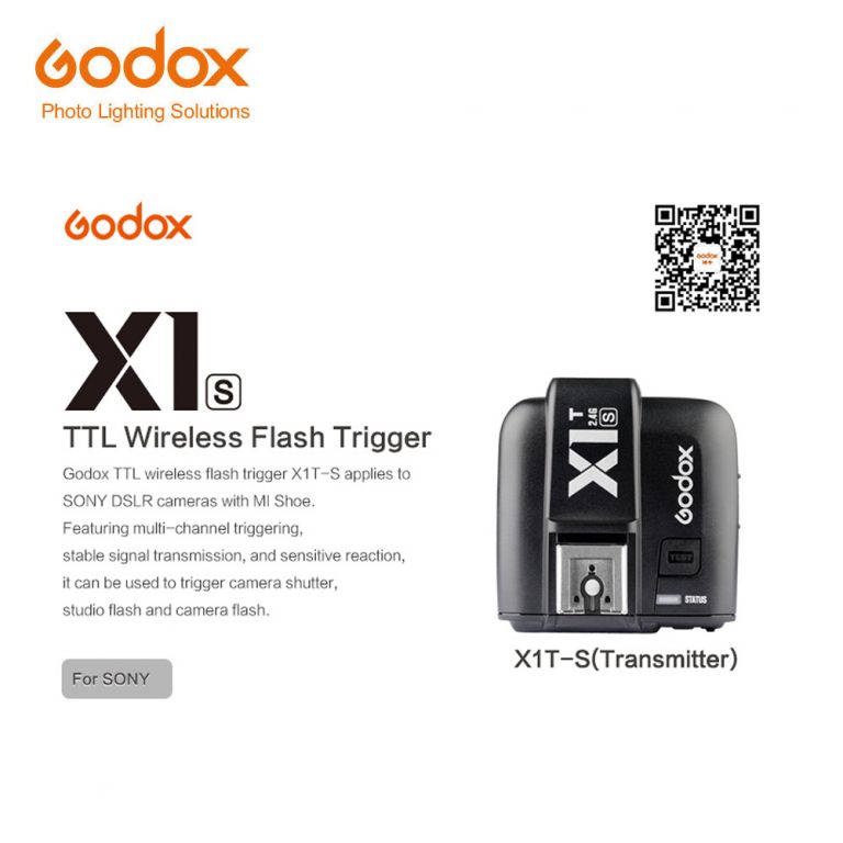 Godox Mini Speedlite TT350S Camera Flash TTL HSS GN36 + X1T-S