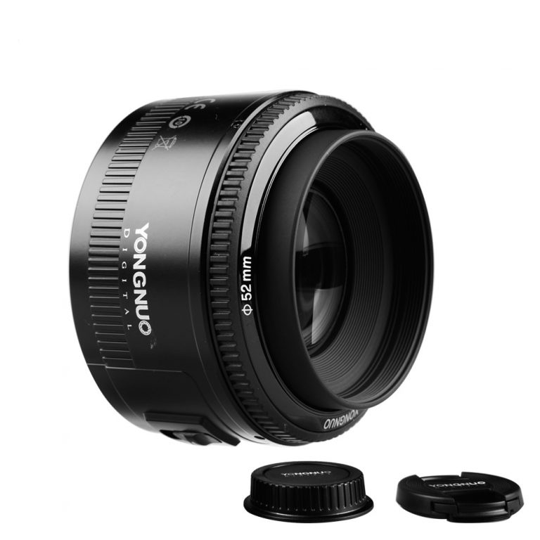 YONGNUO YN50mm f/1.8 AF Lens YN50 Aperture Auto Focus lenses Large Aperture for Canon EOS 60D 70D 5D2 5D3 600d Canon DSLR Camera