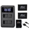 LP-E12 Rechargeable Camera Battery + LCD USB Charger - Power Your Canon Camera Anytime, Anywhere