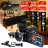 2.7K Camcorder Video Camera Wifi IR Night Vision 30MP
