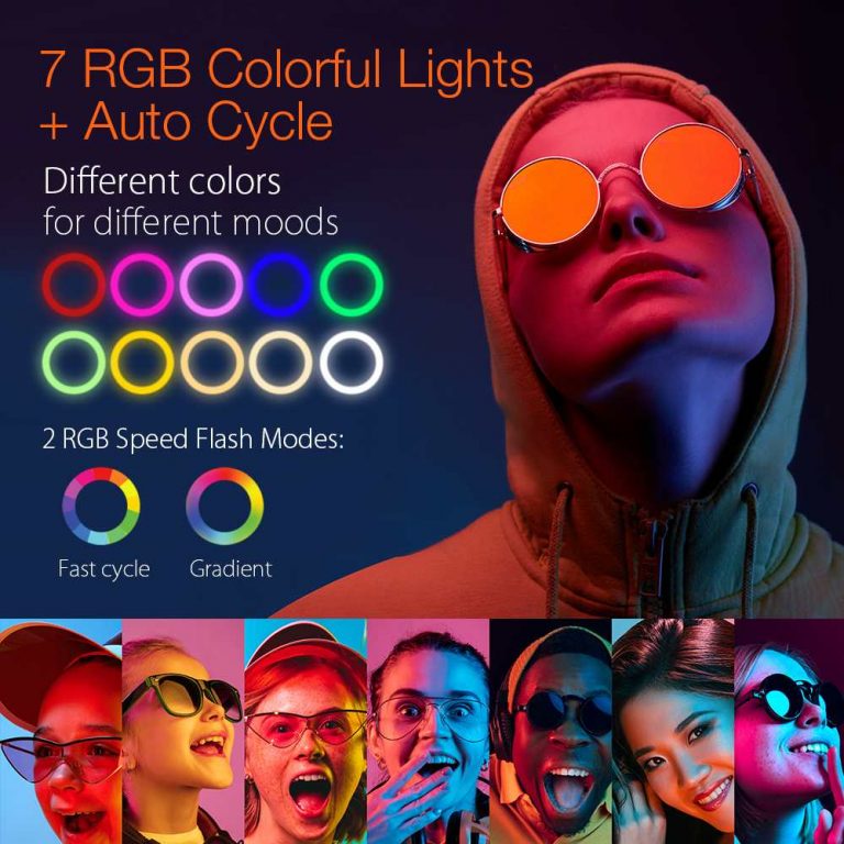 Tripod Phone Holder Dimmable Selfie Ring Lamp for YouTube Tiktok