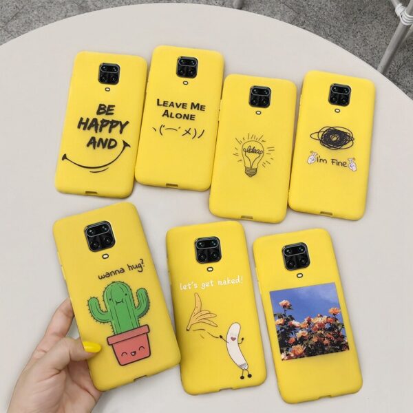 Cartoon Cactus Soft Case For Xiaomi Redmi Note 9S Silicone Phone Cases For Redmi Note 9 Pro Back Cover Redmi Note 9 Pro Max Case