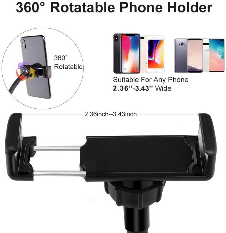 4 in 1 Multi-function Flexible Tiktok Live Video with 20cm LED Ring Flas