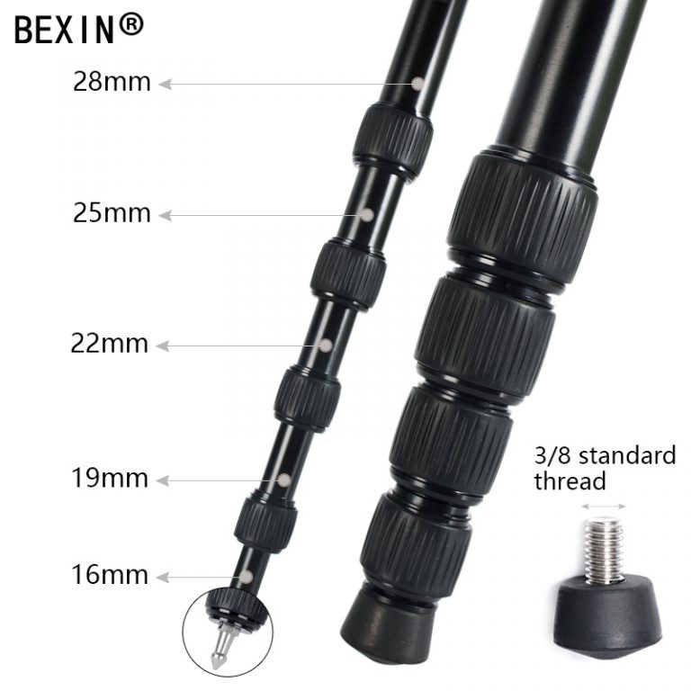 Premium Monopod Tripod for DSLR and Video Cameras – Lightweight Aluminum Monopie for Canon, Nikon