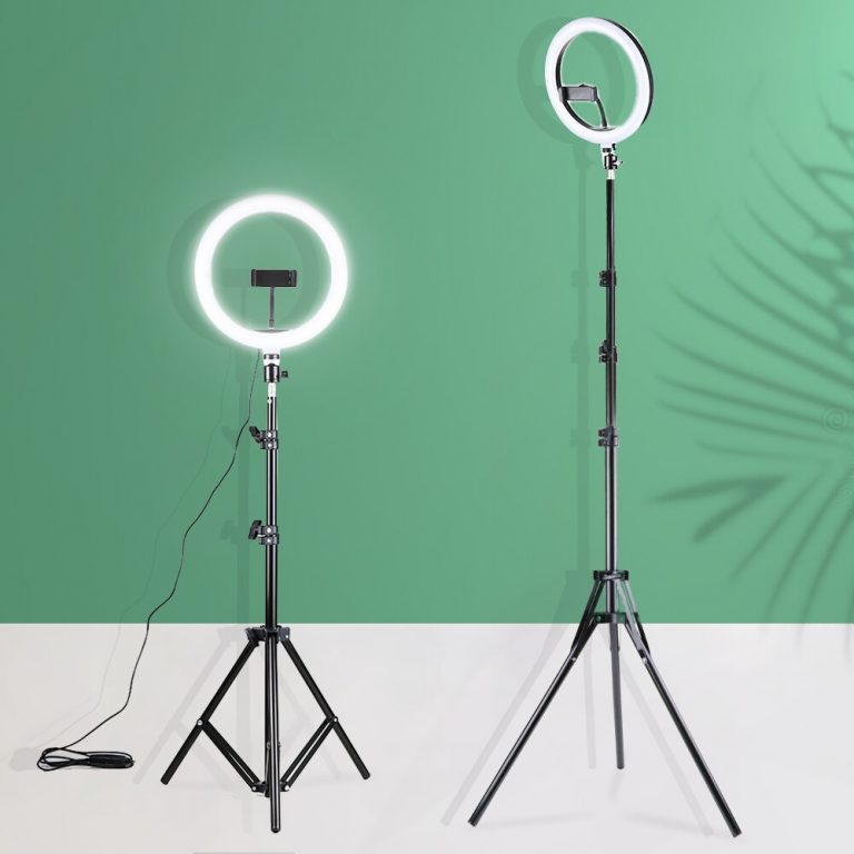 LED Selfie Ring Light with Tripod for Phone Makeup