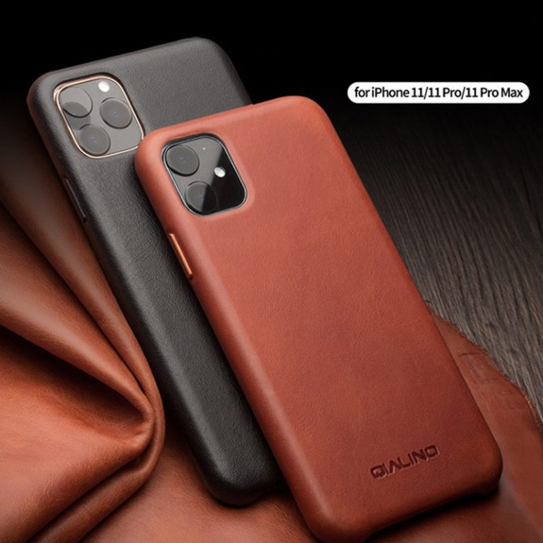 For Apple iphone 11 Pro Max Luxury retro Genuine Leather metal buttons Fhx-22r case For iPhone 7 8 Plus X XR XS MAX phone case 1 Luxury Retro Leather iPhone Case ??