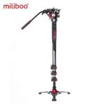 miliboo MTT705II Portable Carbon Fiber Tripod Monopod for ProfessionalCamera Camcorder/Video/DSLR Stand,Half Price of Manfrotto