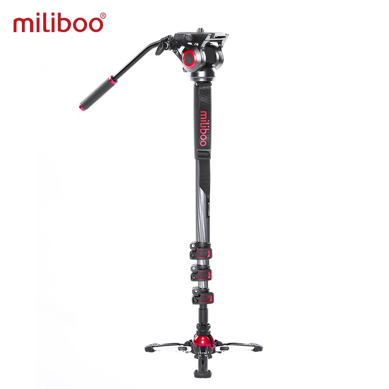 miliboo MTT705II Portable Carbon Fiber Tripod Monopod for ProfessionalCamera Camcorder/Video/DSLR Stand,Half Price of Manfrotto