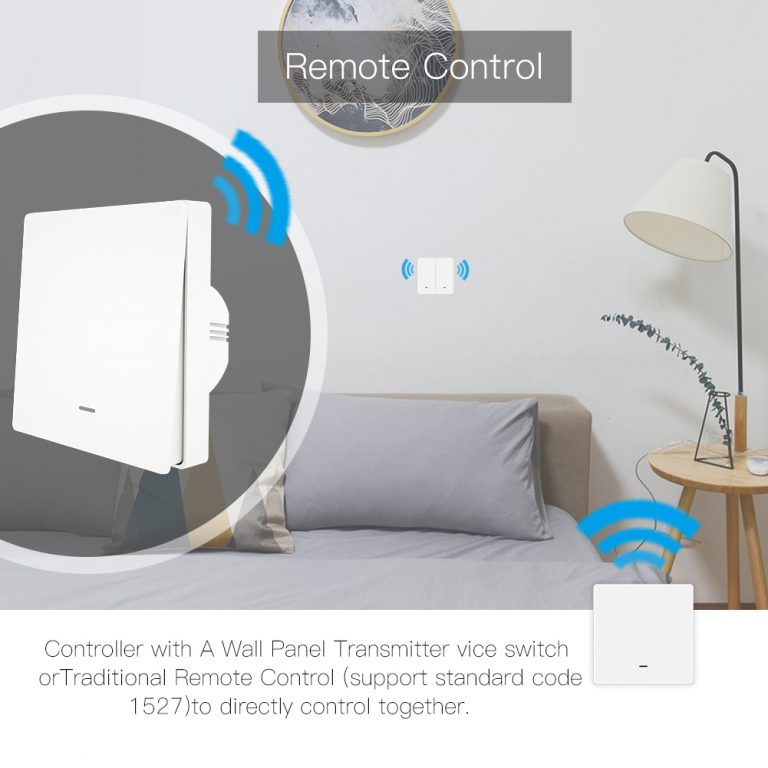 Wall Light Switch RF433 Push Button Transmitter Kit Smart