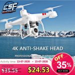 2020 New Drone 4k camera HD Wifi transmission fpv drone air pressure fixed height four-axis aircraft rc helicopter with camera