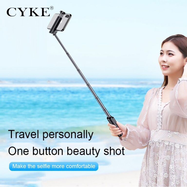 CYKE MINI Selfie-Stick with Tripod Alloy selfie stand Live support Phone Smartphone Selfie Stick 4 Capture the Moment Anywhere with CYKE's MINI Selfie-Stick and Tripod Combo – Perfect for Adventures and Online Content Creation! ??