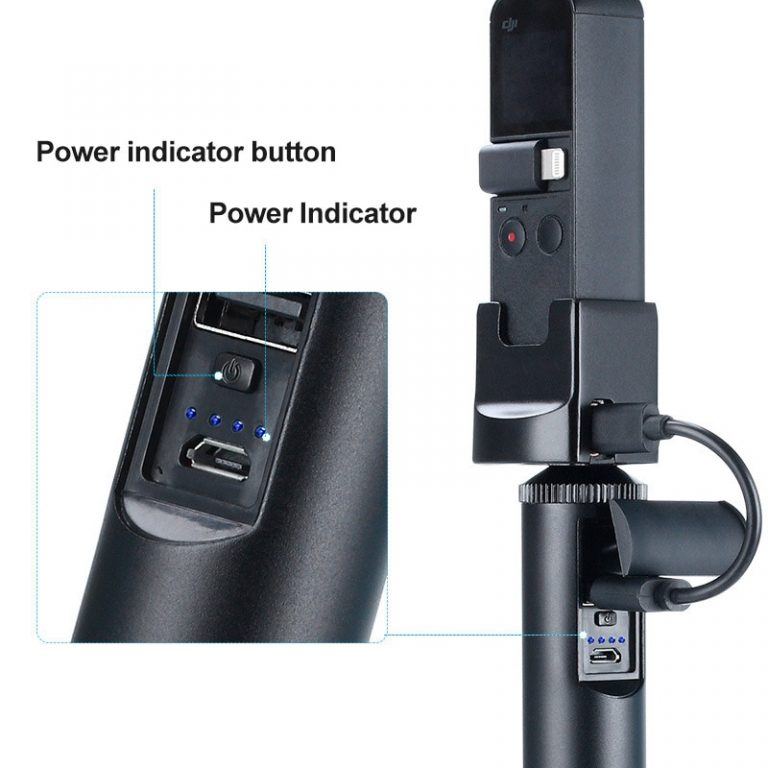 Power Bank Selfie Stick Monopod for GoPro OSMO Pocket GDeals
