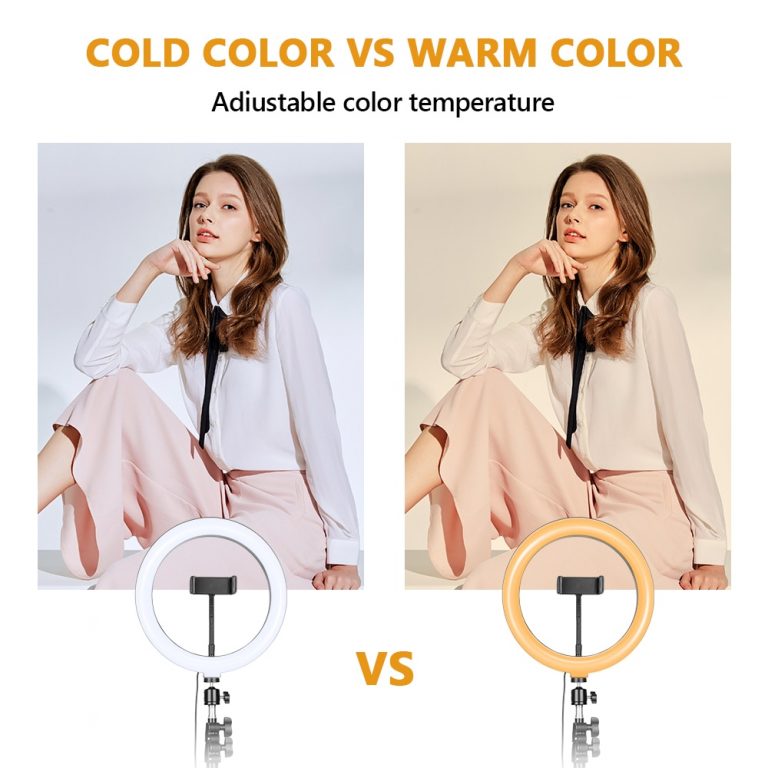 26cm Dimmable Photography Lighting LED Selfie Ring Light