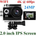 4K Action Camera Ultra HD 4K 60fps 24MP Wifi Sport Camera 2.0''